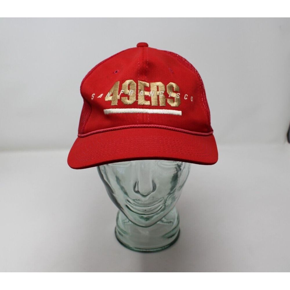 San Francisco 49ers Mesh Trucker Snapback Hat Cap Sports Specialties Vintage 90s
